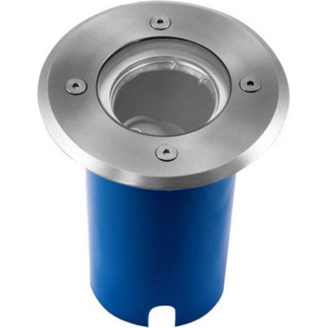 Support de spot encastrable extérieur Ø120 mm – Inox 316 – IP67 – Douilles GU10 et GU5.3 – Pour chantiers humides – Miidex Lighting