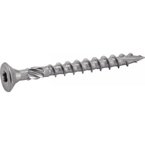 200 Vis pour Bois Tendre Tête Fraisée Six Lobes 5 x 70/35 mm - Inox A4 - D-Work