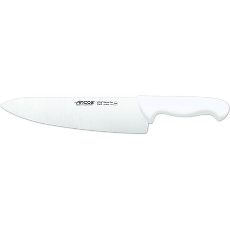 Coltello da chef Arcos 2900 Bianco 25 centimetri acciaio