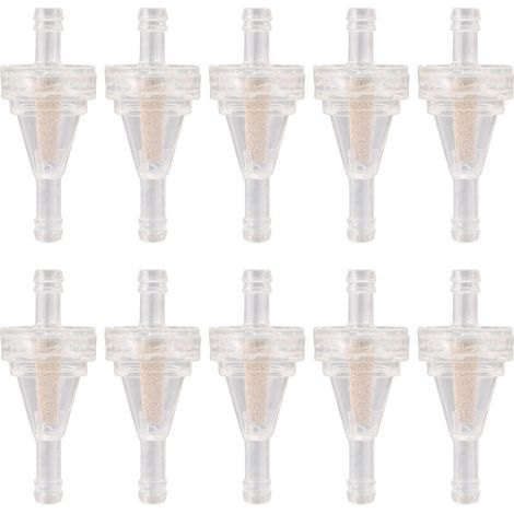 Filtres à carburant GOOFIT pour motos, lot de 10, filtres à huile transparents universels, adaptés aux véhicules tout-terrain/quads/véhicules modifiés (1/5)