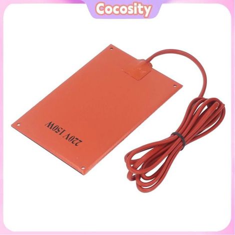 Coussin chauffant en caoutchouc de silicone, plaque électrique à génération rapide de chaleur 150W pour diverses armoires (1/4)