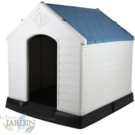 Niche en resine pour chien 105x97x99 cm, en Plastique pour extérieur et intérieur - Résistante à l'eau