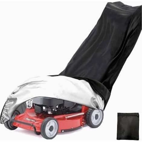 Housse de tondeuse à gazon - Housse de protection - Rangement extérieur - Cordon réglable - 1 kilogramme - Normal (1/5)