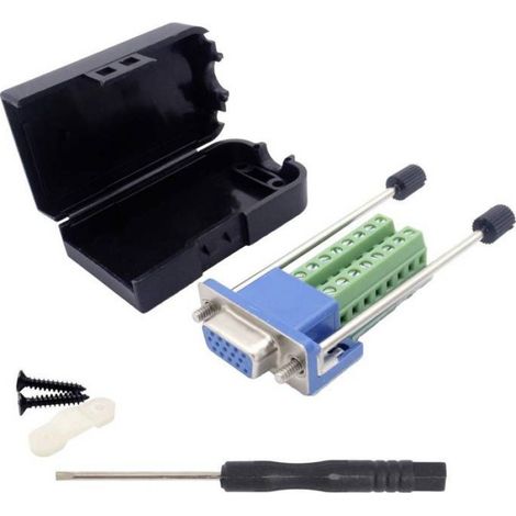 Cable Vga - Connecteur Femelle Droit 15 Broches - Pour Ordinateur Bureau Et Projecteur - 1 Piece (1/3)