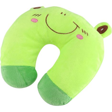 Oreiller de Voyage en Forme de U pour Animaux - Coussin Tête Confortable en Coton PP Doux pour Voiture (1/3)