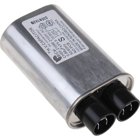 Whirlpool - condensador para microondas 0.88µf 2100 vac - 480120100328 - 8058331206099