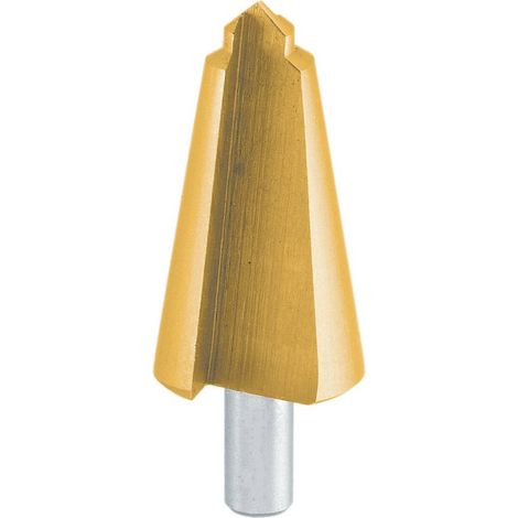 Foret Étagé Conecut HSS Cobalt TiN - Inox, Matériaux Tendres D. 6.00-20.00 x Q. 8 mm x Z2 - Diamwood (1/4)