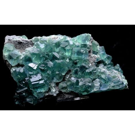 Spécimen de Quartz Fluorite Bleu Vert Naturel de 2,3 LB Collections de la Maison (1/5)