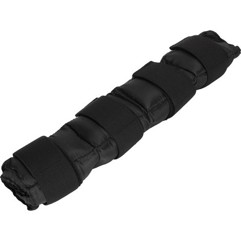 Sac de protection pour jambe de cheval en tissu Oxford noir souple, respirant et rafraîchissant. (1/5)