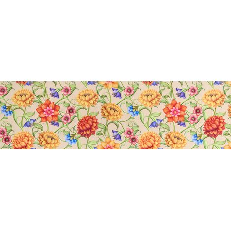 Tappeto Passatoia Cucina Antiscivolo Antimacchia Digitale Sprinty Dalia, misura52x50coloreDalia (1/4)