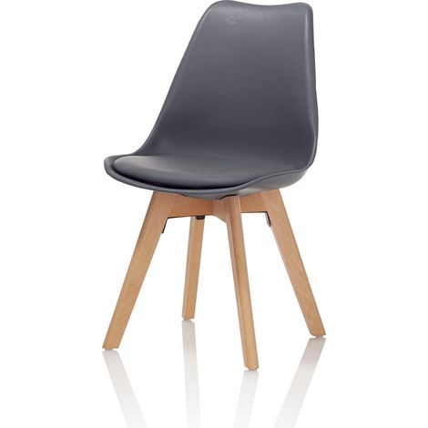 Set de 4 Chaises MIRIAM gris (1/4)