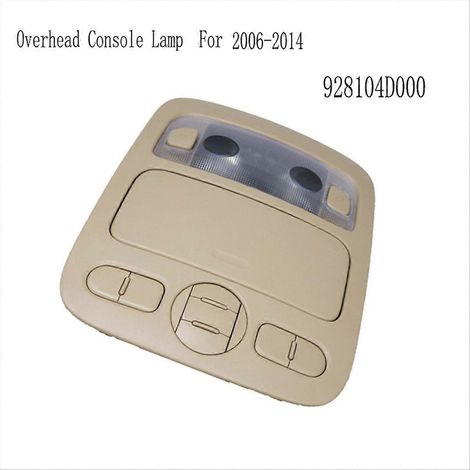 928104D000 est une lampe de console de pavillon/lampe de lecture de toit/plafonnier beige adaptée aux modèles Grand Carnival 2006-2014. (1/5)