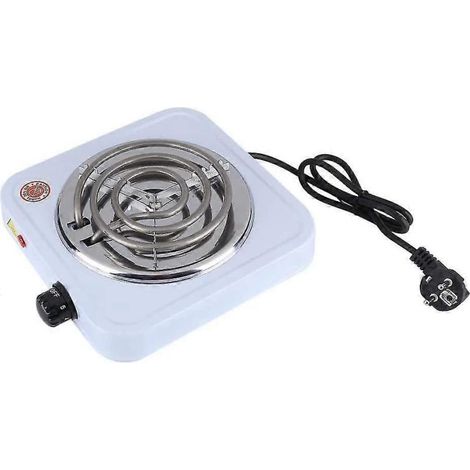 Cuisinière électrique, cuisinière électrique en métal 220V 1000W, utilisée pour chauffer le café, l'eau et le thé. (1/2)