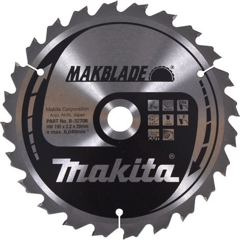 Makita Sägeblatt MAKBLADE 190x20x24Z