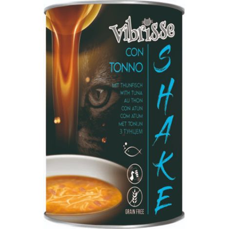 Vibrisse Shake al Tonno per gatti 12 lattine da 135 g cad.: 12 lattine 135 g cad.