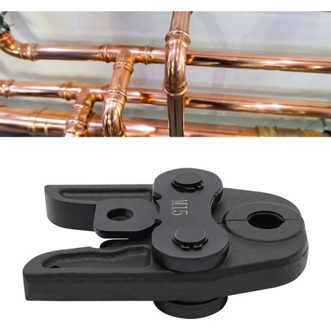 Pressbacke M15, kompakt, Presskontur, Arbeitsdurchmesser 15 mm, für Verbundrohrpressung, schönes Aussehen