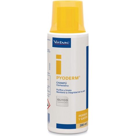 Pyoderm shampu clorhexidine 3% 200ml