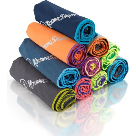 NirvanaShape Microfibre Towel, Quick Dry, Light, Absorbent  Sports Towel/Travel Towel  Ideal for Sports, Outdoors, Beach, Camping and Sauna (1/5)