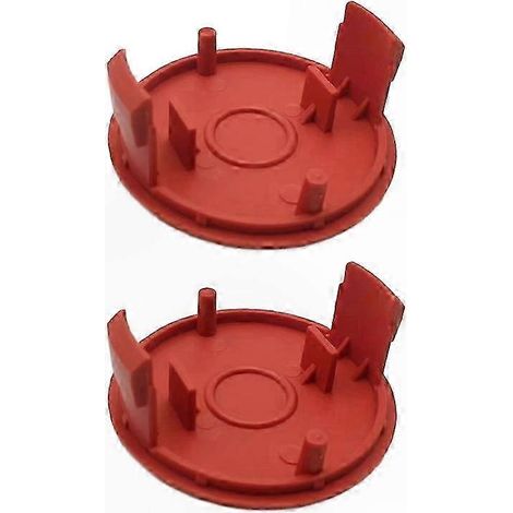 2er-Pack Kunststoff-Spulenschutzkappen für AFS 23-37 Rasentrimmer, kompatibel mit Modell F016F04841 (1/3)