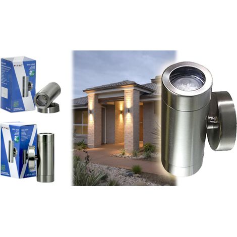 Applique per esterno effetto luce a doppio fascio GU10 IP44