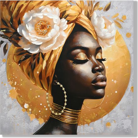 Pittura etnica africana per la decorazione murale - Arte moderna e colorata per la tua casa