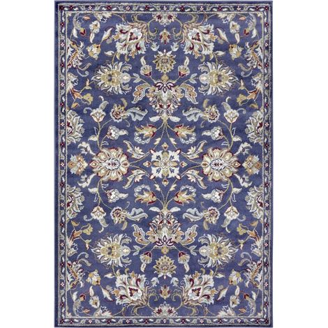 Tapis salon 140x200cm Bleu, beige Oriental