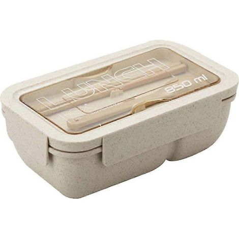 Boîte à lunch micro-ondable pour pique-nique, contenant pour fruits et légumes, idéale pour les enfants et les adultes. (1/4)