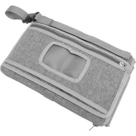 à langer portable pliable et imperméable en tissu Oxford (1/4)