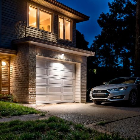 Proiettore LED Slim 10W 120lm/W IP65 Vetro Bianco 4000K Bianco Naturale