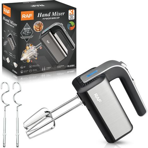 Batteur électrique portable haute puissance pour œufs, conforme aux normes européennes RAF, pour la préparation de crèmes pâtissières, petit batteur R 6664 (1/5)