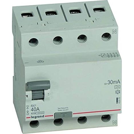 Interruptor diferencial Legrand rx3 40A 30mA 4 polos