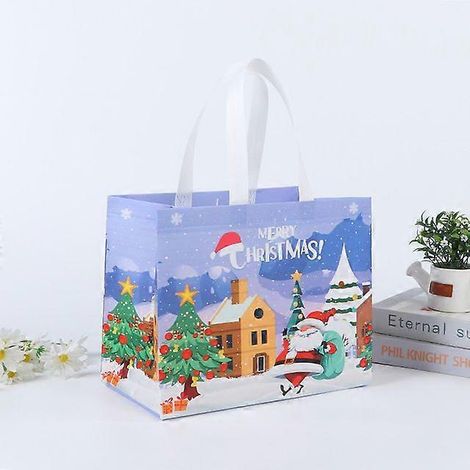 Sac cadeau de Noël Père Noël Bonhomme de neige Bonbons Emballage cadeau Joyeux Noël Décoration intérieure Navidad Noel Nouvel An 9 (1/5)