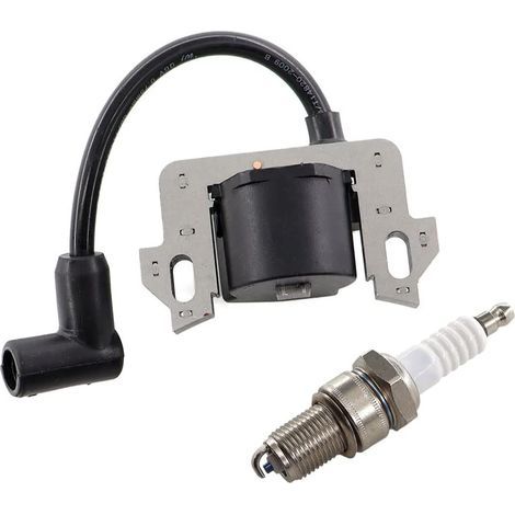 MCHNIC Bobine d'allumage avec bougie d'allumage pour Honda GCV160 GCV135 GCV190 GSV160 GSV190 GC135 GC160 GC190 GC160A GC160LA GC190A GC190LA HRB216 HRR216 HRS216 HRT216 moteurs de tondeuse (1/5)