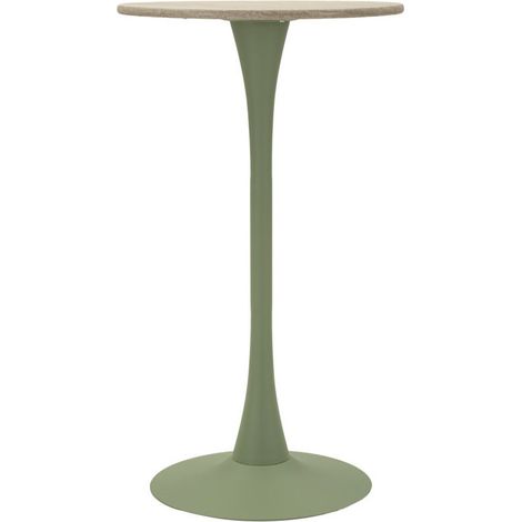 Table de Bar Ronde "Alaska" 106cm Vert