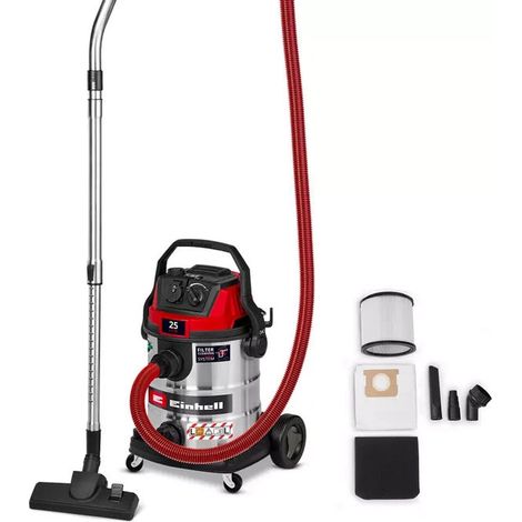 Einhell TE-VC 2580 SACL Bidone aspiratore solidi e liquidi 1100 W