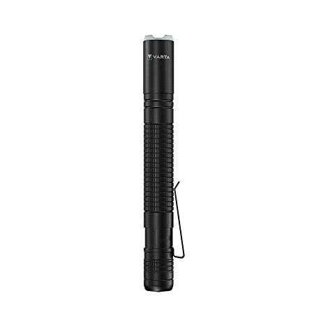 Varta – Lampe torche aluminium LED 150 lumens – Résistante aux chocs et éclaboussures – 3 modes d'éclairage – Distance faisceau 45 m (1/10)