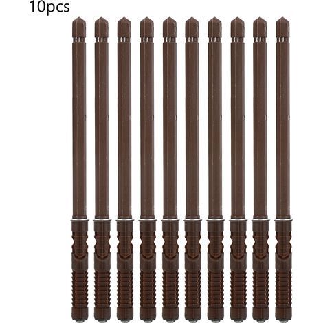 Support d'étagère mural dissimulé, 10 pièces, couvercle flottant en acier et plastique, accessoire de quincaillerie amovible (1/5)