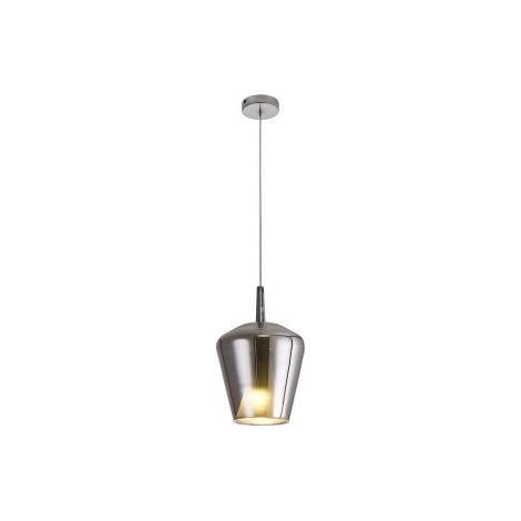 Mantra Lámpara colgante de campana cristal ELSA cromo Ø22,5cm (1/3)