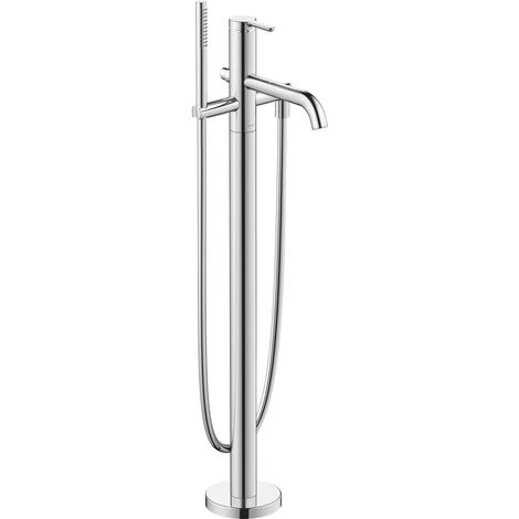 Duravit C.1 miscelatore vasca-doccia con pavimento cromato (1/5)