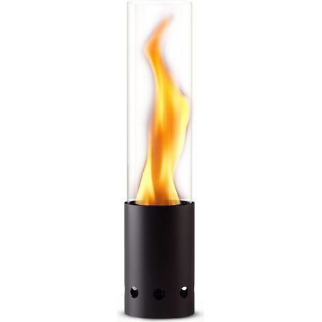 Gardenflare Tischfeuer Edelstahl schwarz