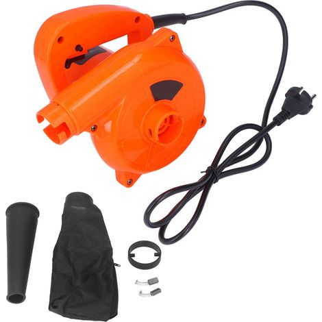 Souffleur Électrique - 1000 W - 15000 à 18000 tr/min - 2,8 m³/min - Pour Nettoyage Informatique et Extérieur - 1 Pièce (1/5)