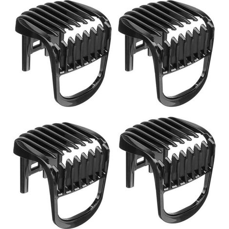 4 Peignes De Rechange Pour Tondeuse À Barbe Modèles QT Série 3000 4000 XA4003 (1/4)