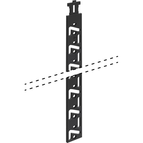 Hettich Verriegelungsstangen Stop Control,                     Lochr. 11x32mm,                     eins. Länge HE 7 schwarz