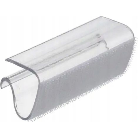 Clips adhesivos para fijar el faldón del mantel a una mesa de banquete.