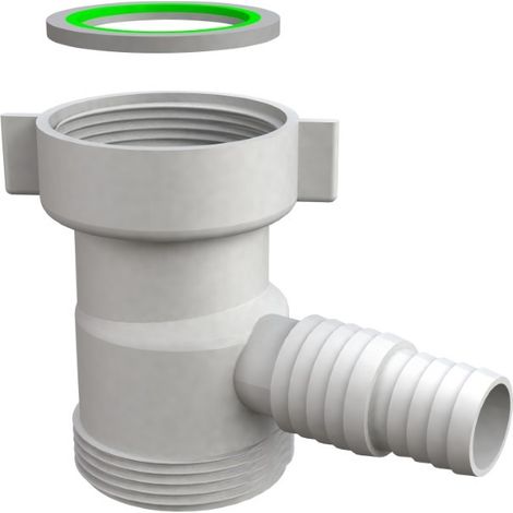 ATTACCO LAVATRICE SOTTOPILETTA 1''1/2 C/DEFLETTORE (1/2)