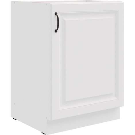 Unterschrank 60cm Stilo Weiss Küchenzeile Küchenblock Küche Landhaus Einbauküche (1/4)