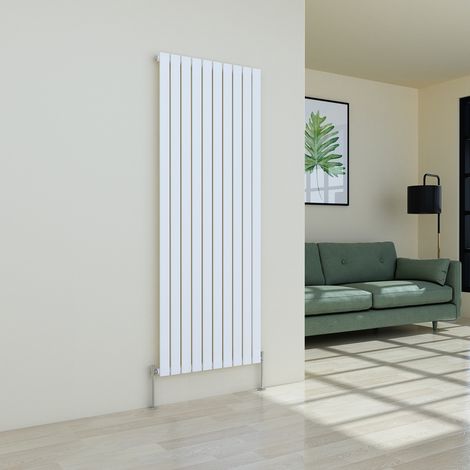 1800 x 682mm White Single Flat Panel Vertical Radiator (1/5)