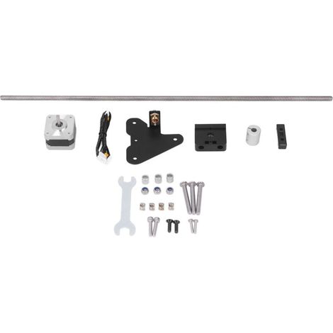 Jeffergarden Kit de mise à niveau -DOUble axes Z pour pièces d'imprimante 3D CR10 avec vis mère de 515 mm, moteur de 4 mm-DOU