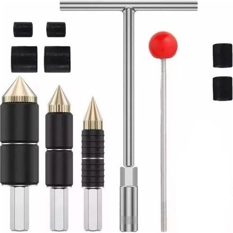 Stopfen-Set für PPR-Rohre – Druckdichtes Absperrvorrichtung mit Bohrern 1/2", 3/4", 1", Schlüssel, Extraktor und 6 Gummiringen-lsw