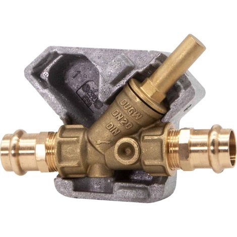 Clapet antiretour JS, sans raccord de vidange, avec raccord pression, M.DS, DN20, PN22, DVGW (1/3)